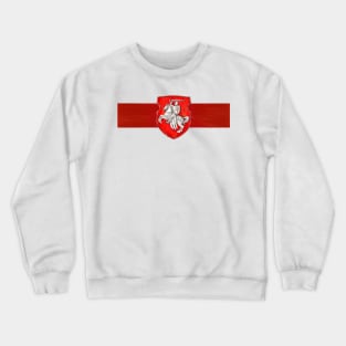 Belarus old flag and coat of arms Crewneck Sweatshirt